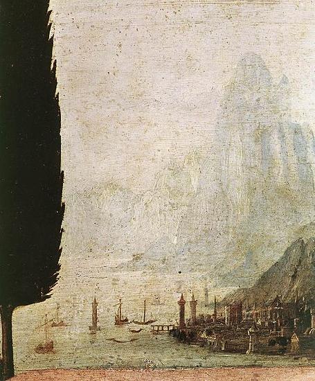 LEONARDO da Vinci The Annunciation oil painting image